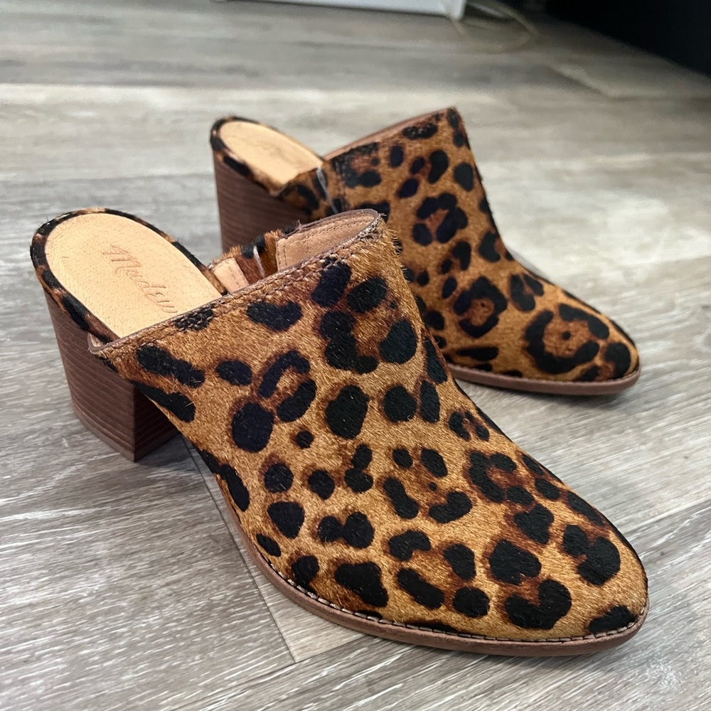 Madewell Cheetah Mules